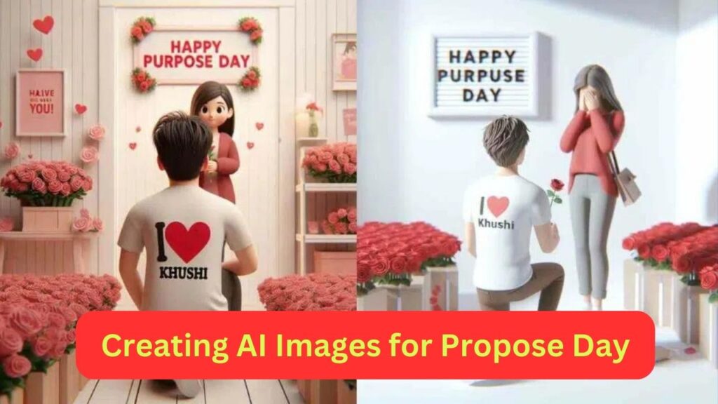 Creating AI Images for Propose Day